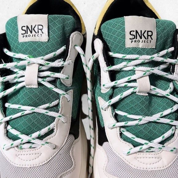 SNKR Project Park Avenve Men's Casual Sneakers Green Yellow‎ Size 12 SNKR1807 - Picture 11 of 11